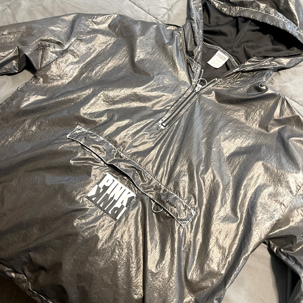 PINK Victoria’s Secret Silver Jacket